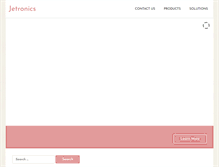 Tablet Screenshot of jetronics.com